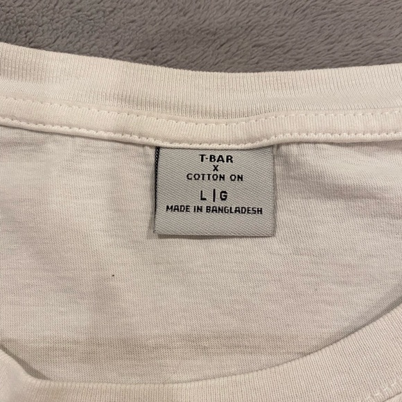 Large Mens Cotton On Tshirt Long Sleeve - Picture 3 of 4